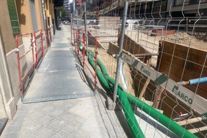 Estado de las obras de la calle Panaderos de Valladolid. E.M.