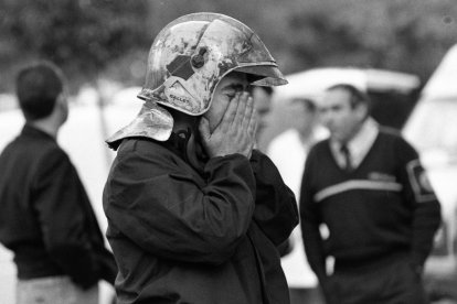 Incendio en la discoteca Siete Siete de Valladolid el 6 de octubre de 1996. J. M. LOSTAU