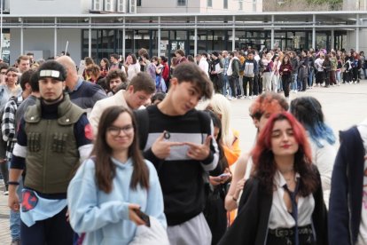 Cola en la Feria de Valladolid donde se celebra el Salón del Cómic y Manga 2023. -J.M. LOSTAU