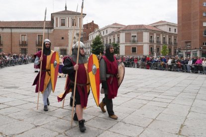 Recreación de la batalla de Lobregal en San Pablo. J.M. LOSTAU
