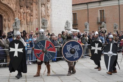 Recreación de la batalla de Lobregal en San Pablo. J.M. LOSTAU