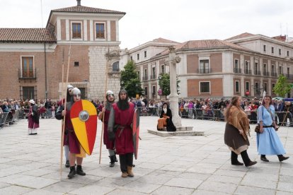 Recreación de la batalla de Lobregal en San Pablo. J.M. LOSTAU