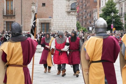 Recreación de la batalla de Lobregal en San Pablo. J.M. LOSTAU