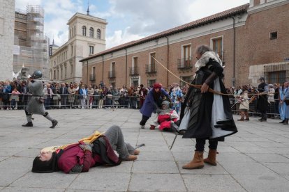Recreación de la batalla de Lobregal en San Pablo. J.M. LOSTAU