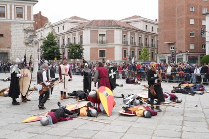 Recreación de la batalla de Lobregal en San Pablo. J.M. LOSTAU