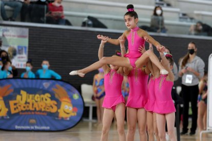 Jornada de Gimnasia Rítmica disputada en Cigales. / E.M.