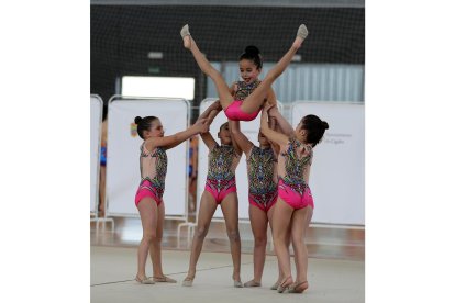 Jornada de Gimnasia Rítmica disputada en Cigales. / E.M.