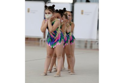 Jornada de Gimnasia Rítmica disputada en Cigales. / E.M.