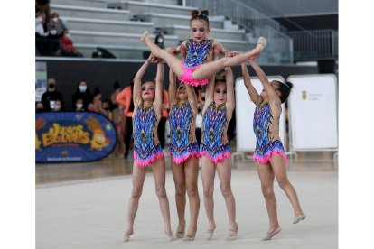 Jornada de Gimnasia Rítmica disputada en Cigales. / E.M.