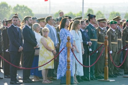 Acto para celebrar el día de Santiago en la base militar El Empecinado.- J.M. LOSTAU