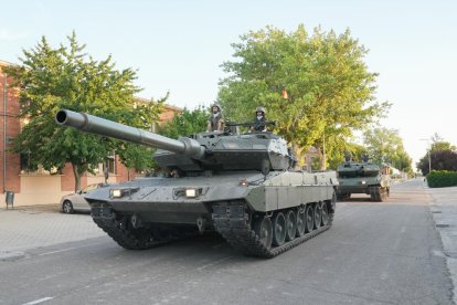 Acto para celebrar el día de Santiago en la base militar El Empecinado.- J.M. LOSTAU