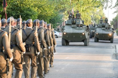 Acto para celebrar el día de Santiago en la base militar El Empecinado.- J.M. LOSTAU