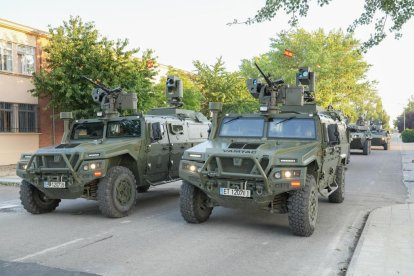 Acto para celebrar el día de Santiago en la base militar El Empecinado.- J.M. LOSTAU