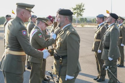 Acto para celebrar el día de Santiago en la base militar El Empecinado.- J.M. LOSTAU