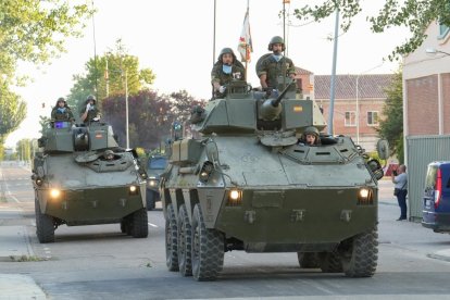 Acto para celebrar el día de Santiago en la base militar El Empecinado.- J.M. LOSTAU