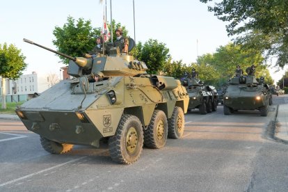 Acto para celebrar el día de Santiago en la base militar El Empecinado.- J.M. LOSTAU