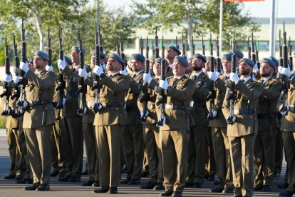 Acto para celebrar el día de Santiago en la base militar El Empecinado.- J.M. LOSTAU
