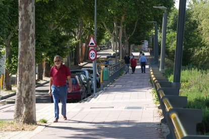 Paseo del Cauce en el barrio España en la actualidad.- J.M. LOSTAU
