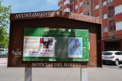 Punto de información de la calle de Cantabria en el barrio España.- J.M. LOSTAU