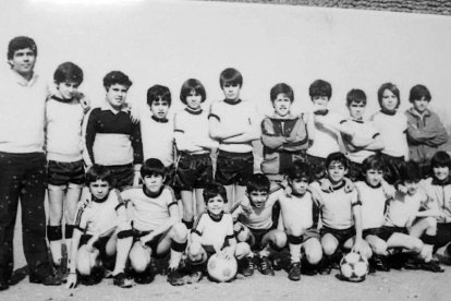 Con el equipo de fútbol de La Salle