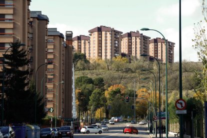 Barrio de Parquesol, vista de Parquesol desde la avenida Medina del Campo. - J. M. LOSTAU