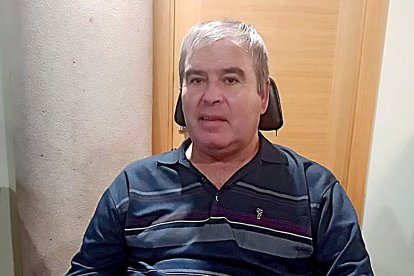 El salmantino Adolfo diagnosticado de ELA hace casi cinco años. E.M.
