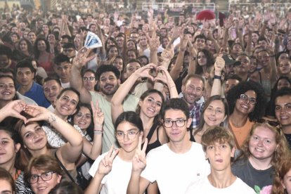Concieto de Pablo Alborán en el Polideportivo Pisuerga de Valladolid.-J. M. LOSTAU