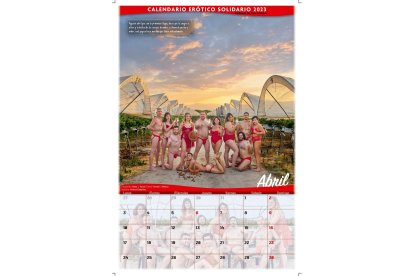 Mes de abril del calendario benéfico. E.M.