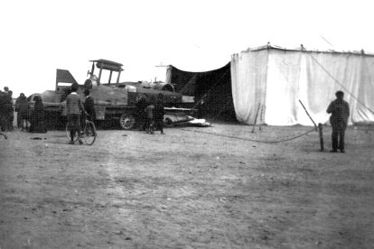 Instalaciones del Aeródromo de San Isidro en los años 30. ARCHIVO MUNICIPAL