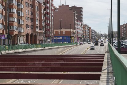 Calle de San Isidro desde la salida del Túnel de la Circular. J. M. LOSTAU