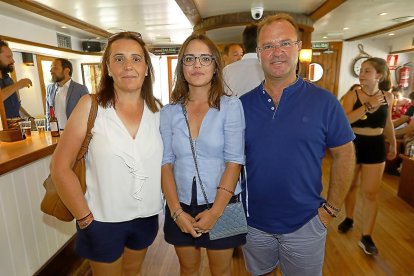 Pilar Pérez, Andrea Rábano y Benedicto Rábano (Centro Hípica Soto Ocio).