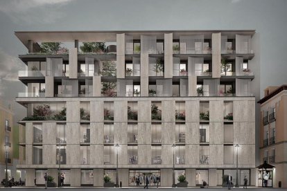 Nuevo edificio multifuncional en El Corte Inglés de Constitución en Valladolid.-E. M.