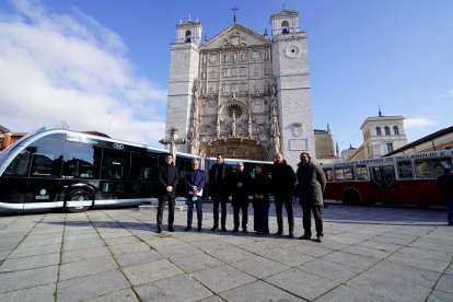 Nuevos autobuses eléctricos de Auvasa.-E. M.