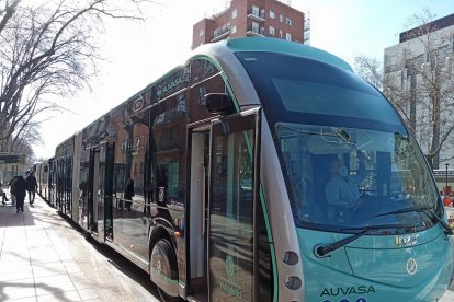 Nuevos autobuses eléctricos de Auvasa.-E. M.