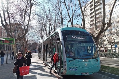 Nuevos autobuses eléctricos de Auvasa.-E. M.