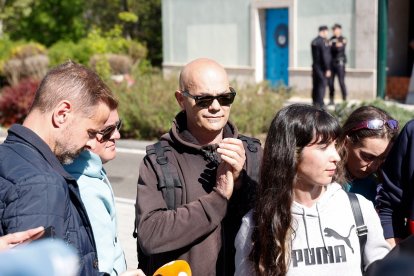 El líder de Celtas Cortos, Jesús Cifuentes, estuvo presente en el acto de la mañana.- PHOTOGENIC