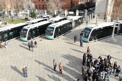 Nuevos autobuses eléctricos de Auvasa.-E. M.