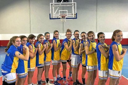 Integrantes del equipo infantil del Ponce Tierno Valladolid.