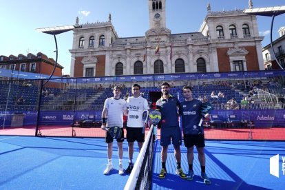 Franco Stupazcuk y Pablo Lima derrotaron al vallisoletano Javier Martínez y Antonio Luque. / WPT