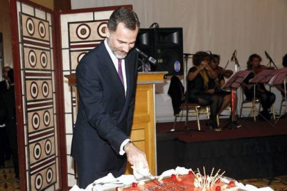 El 30 enero, Felipe VI fue agasajado con motivo de su cumpleaños en Addis Abeba, donde asistía a la 24 cumbre de la Unión Africana. © CASA DE S.M. EL REY