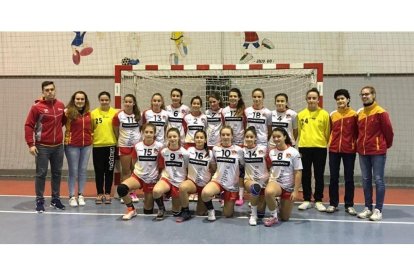 Participantes en la última convocatoria de la selección infantil femenina.