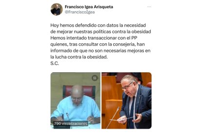 Twit de Igea.-E. M.