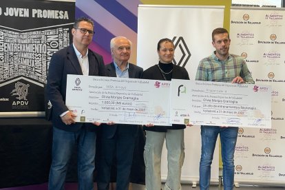 Lolo Velasco, José Luis López Valdivielso, Olivia Monjas y Nacho González. / M. GONZÁLEZ EGEA
