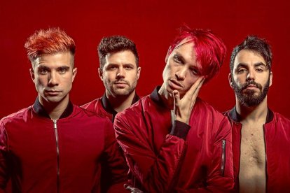 Componentes del grupo de rock Kitai - E.M.