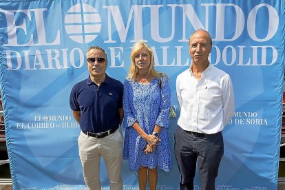 José Ángel de Arriba, Julia González y Jesús Quintana (Policía Municipal).