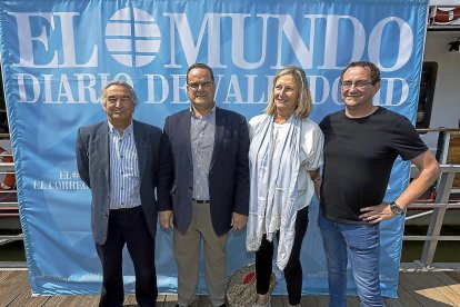 José Luis Álvarez, Cayetano Cifuentes, Mamer Gómez y Miguel Ángel Peñas (Aula Valladolid).