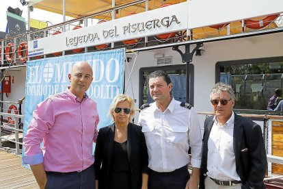 Roberto Carrasqueño (El Mundo), Pilar García, Antonio Camaño (capitán) y Philippe Guzzi.