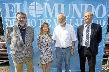 Francisco Temprano, Marisa Vázquez, Ernesto Escapa y José Aurelio Alonso (RTVCYL).