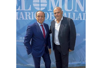José Antonio Lobato (El Corte Inglés) y Javier Labarga (presidente de Fecosva).