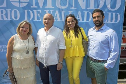 Pilar Payán, Andrés Hoyos, Natalia Hoyos y Alberto Guinaldo (Jamones y embutidos Hermanos Hoyos).